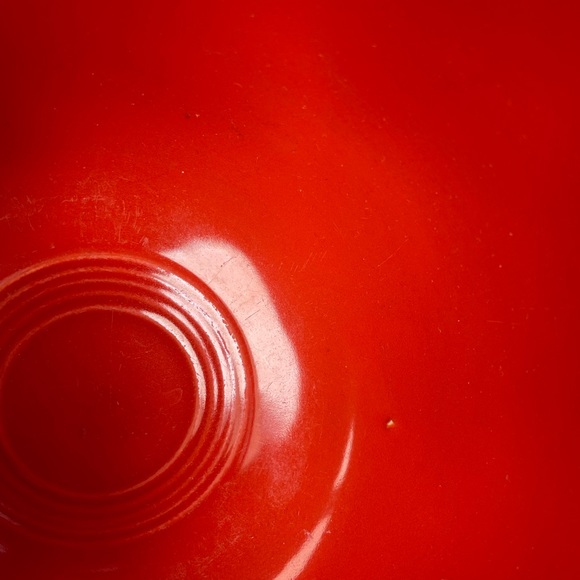 Vintage Fiestaware Nesting Bowl #4 - Inside Rings Radioactive Original Red. RARE - Picture 7 of 12